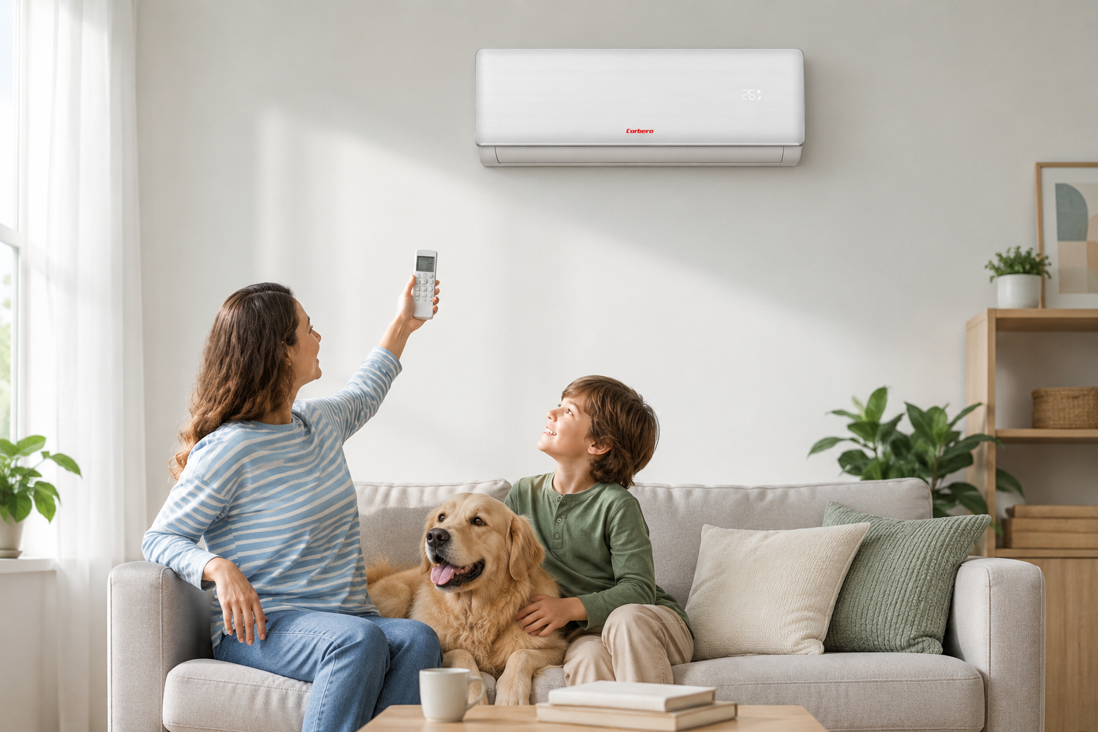Funcionamiento super silencioso desde 22 dB El confort acústico es fundamental en equipos destinados a dormitorios o espacios de descanso. Este modelo ofrece niveles sonoros interiores de 22 / 25 / 33 / 37 / 40 dB(A), con un funcionamiento mínimo desde 22 dB, ideal para dormir, estudiar o trabajar sin molestias.  Gracias a su tecnología Inverter y a sus modos de funcionamiento, mantiene una climatización estable con bajo nivel de ruido, creando un ambiente más tranquilo y agradable.